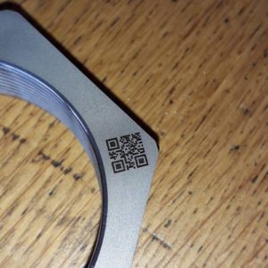 marquage laser métal QRcode